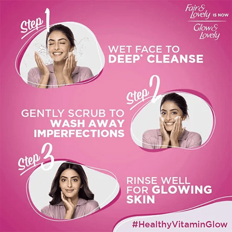 Fair & Lovely Facewash Advansed Multivitamin - 100g (Pack Of 3)