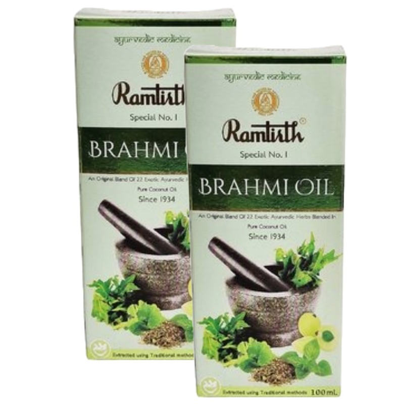 Ramtirth Brahmi Oil - 100ml (Pack of 2)