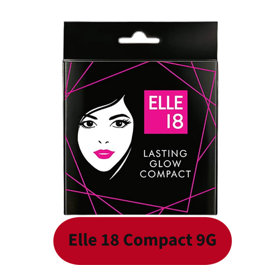 Elle18 Lasting Glow Compact (Marble, 9 g)