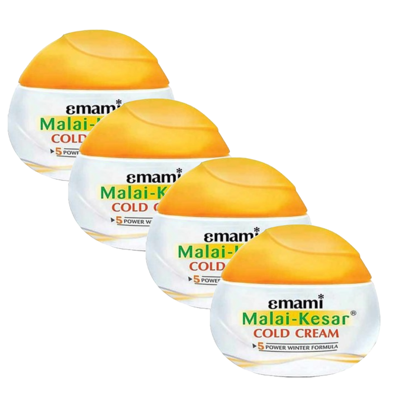 Emami Malai Kesar Cold Cream 30ml - Pack Of 4