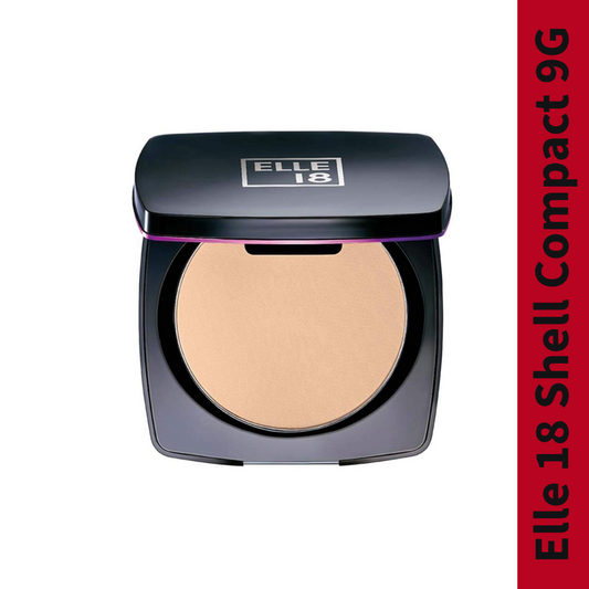 Elle 18 Lasting Glow Shell Compact - Pack Of 1 (9gm)