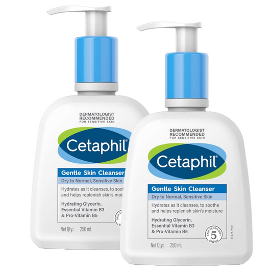 Cetaphil Gentle Cleanser - Pack Of 2 (250ml)