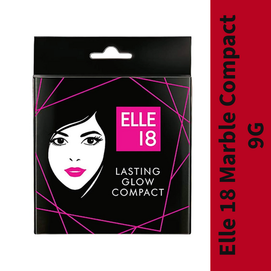 Elle 18 Lasting Glow Compact, Marble - 9 g