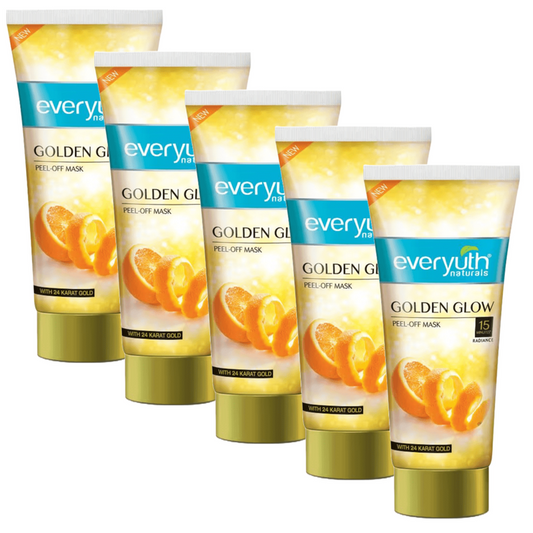 Everyuth Naturals Advanced Golden Glow Peel-off Mask, 30g - Pack Of 5