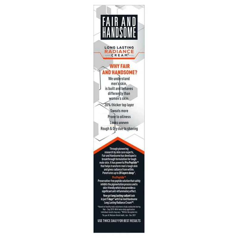 Emami Fair and Handsome Fairness Cream for Men, 30gm