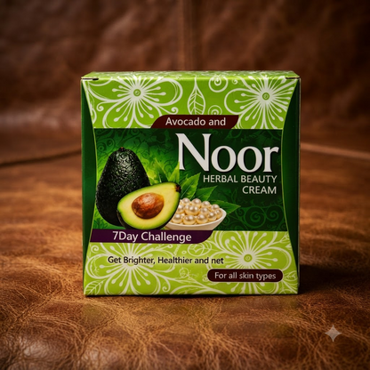 Noor Herbal Beauty Avocado & Aloe Vera Facial Skin Nourishment Cream 30g