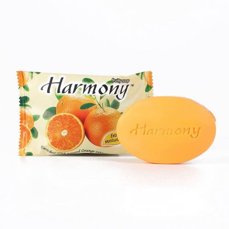 Harmony Orange Extract Extra Moisturizer Fruit Soap 75g Pack of 2