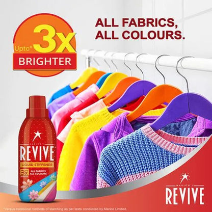 Revive Liquid Stiffener Upto 3x Brighter 95g Pack of 4