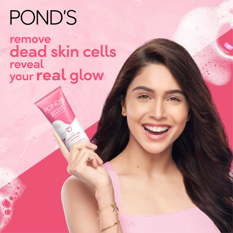 Ponds Bright Beauty Glow Face Wash (50gm) (Pack of 2)