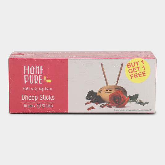 Home Pure Rose Wet Dhoop 20 Stick