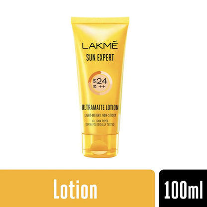 Lakme Sun Expert 24 SPF PA++ Ultramatte Lotion 100ml