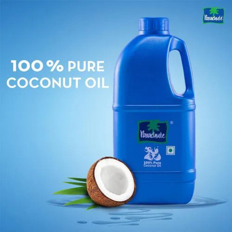 Parachute 100% Pure Coconut Hair Oil 1L Pack of 2