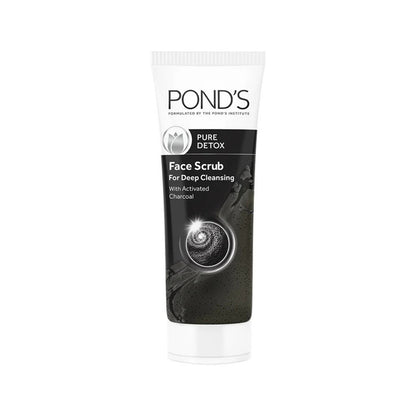 Ponds Pure Detox Activated Charcoal Face Scrub 100g