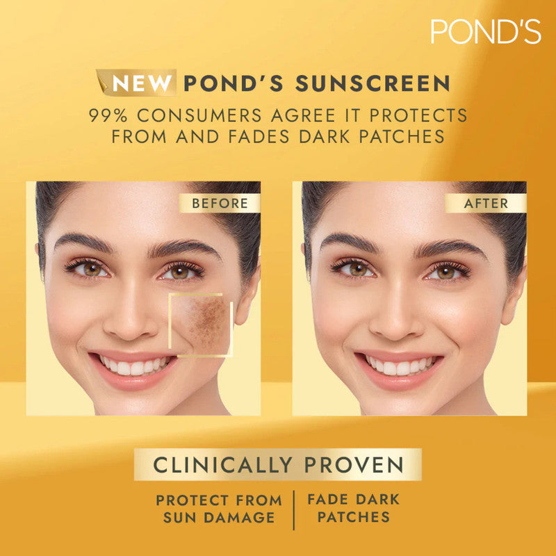 Ponds Serum Boost Sunscreen SPF 55 PA++ Light Weight Cream 50g