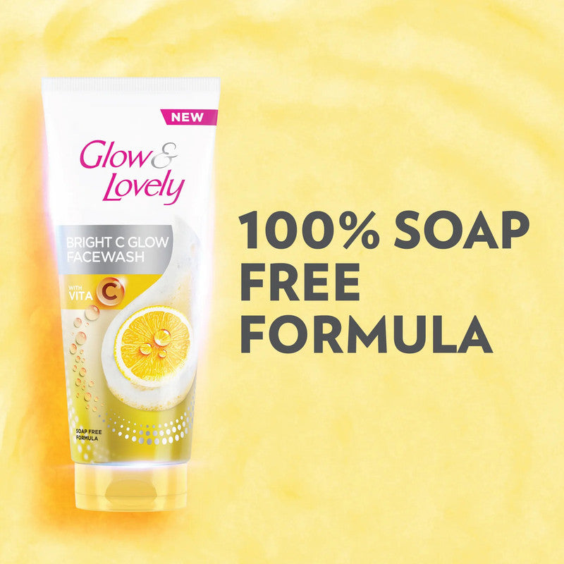 Glow & Lovely Bright C Glow With Vita Face Wash 100g Pack of 2