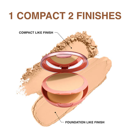 Lakme 9to5 Dual Finish Wet & Dry Compact 34 Almond 9G