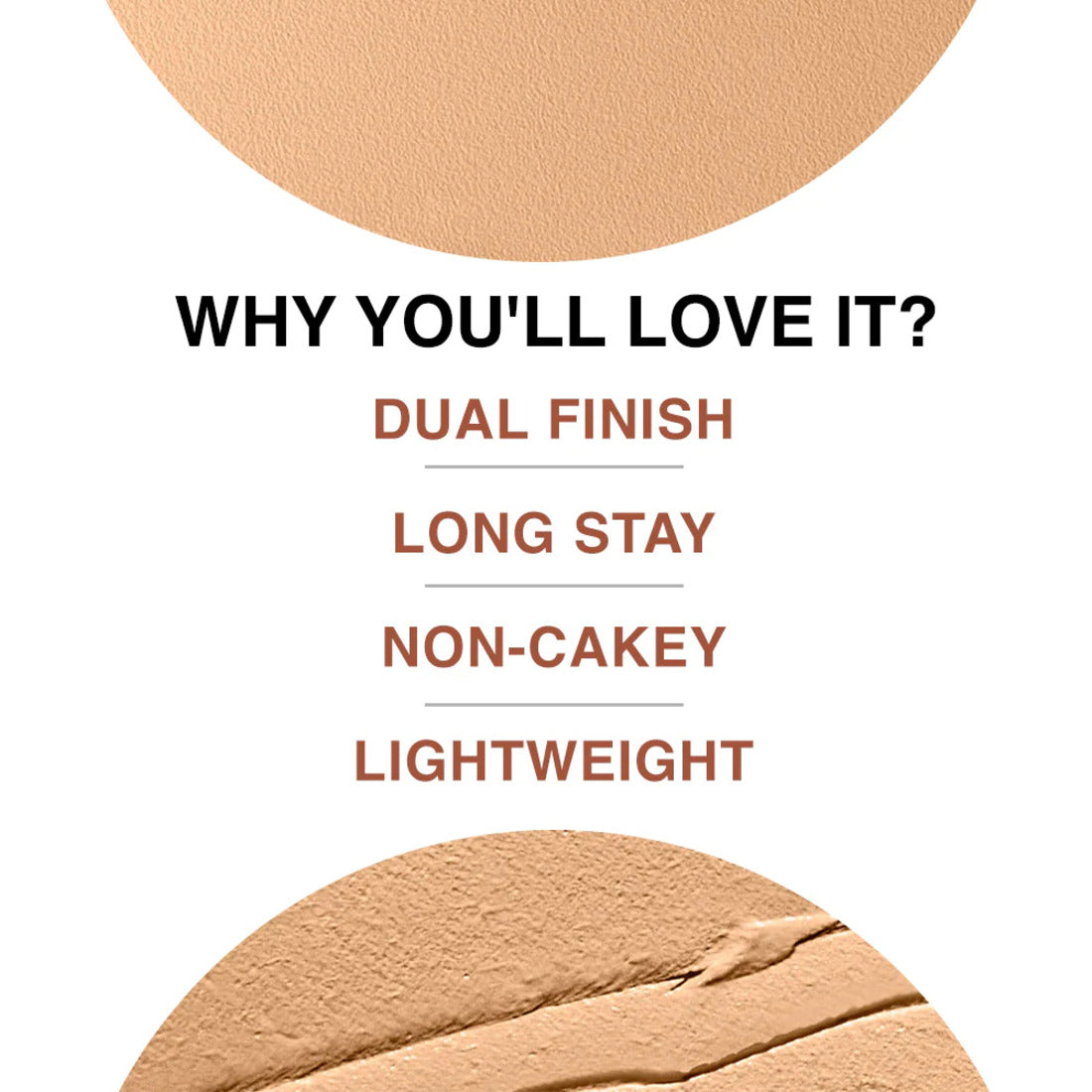 Lakme 9to5 Dual Finish Wet & Dry Compact 34 Almond 9G