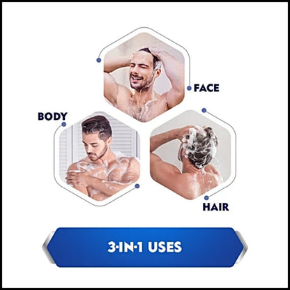 Nivea Men Pure Impact Purifying + Minerals Shower Gel 250ml Pack of 4