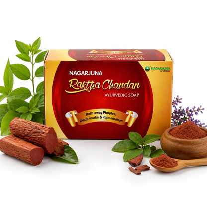 Nagarjuna Raktha Chandan Ayurvedic Soap 75g