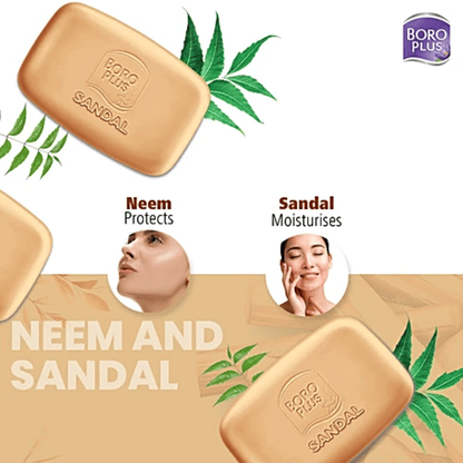 BoroPlus Sandal & Neem 3in1 Smart Bathing Bar 40g