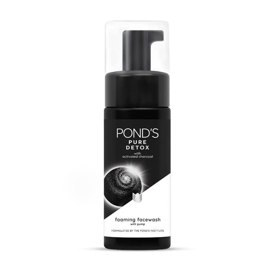 Ponds Pure Detox Activated Charcoal Foaming Face Wash 150ml