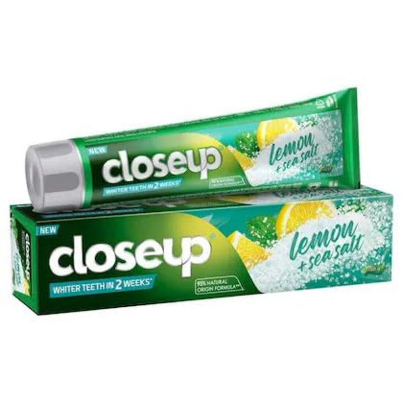 Closeup Lemon + Sea Salt Toothpaste (150gm)(Pack of 2)