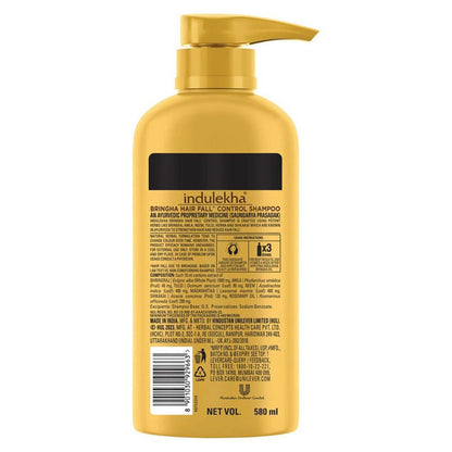 Indulekha Hairfall Control Bringha Shampoo (580ml)(Pack of 1)