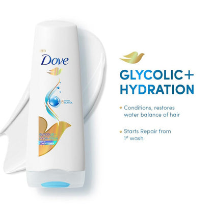 Dove Glycolic + Hydration 5% Hydra Glycol Conditioner 175ml Pack of 2