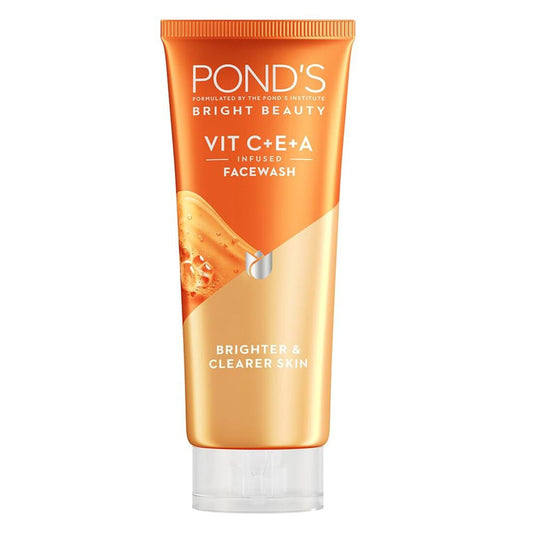 Ponds Bright Beauty Vit C+E+A Brighter & Cleanser Skin Face Wash 50g