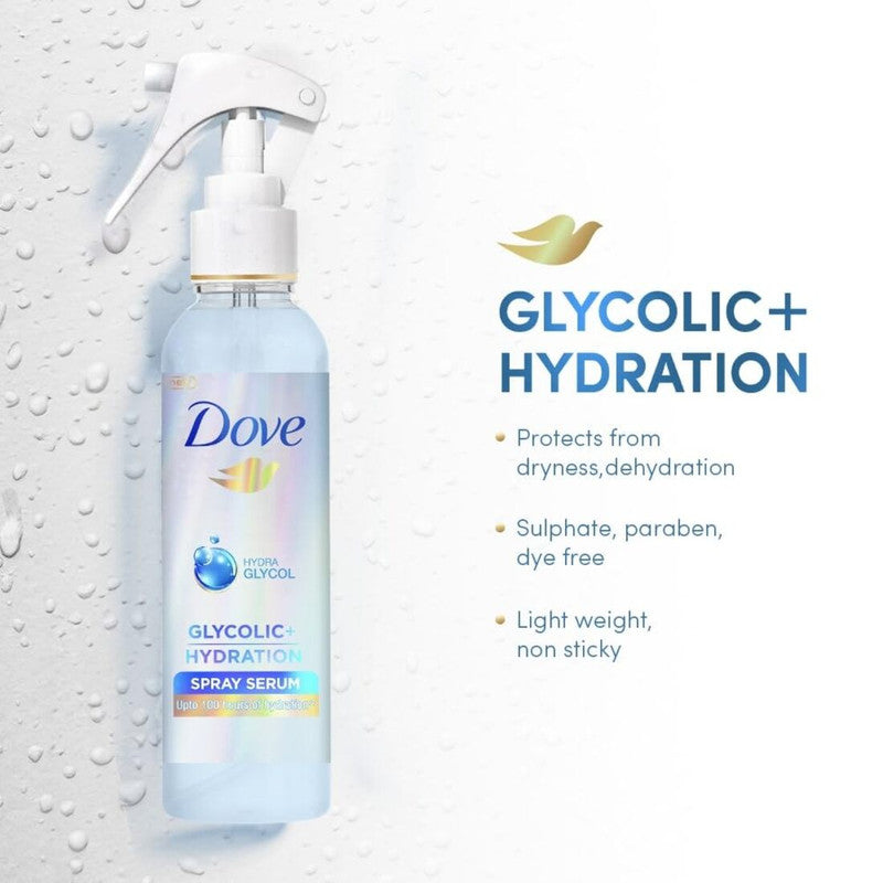 Dove Hydra Glycol Glycolic + Hydration Hair Spray Serum 110ml