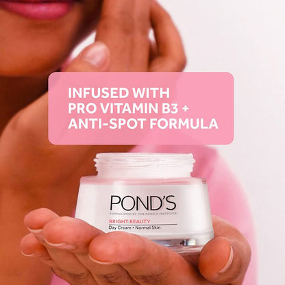 Ponds Bright Beauty Spot Less Fairness Day Cream 15 g - Pack Of 4