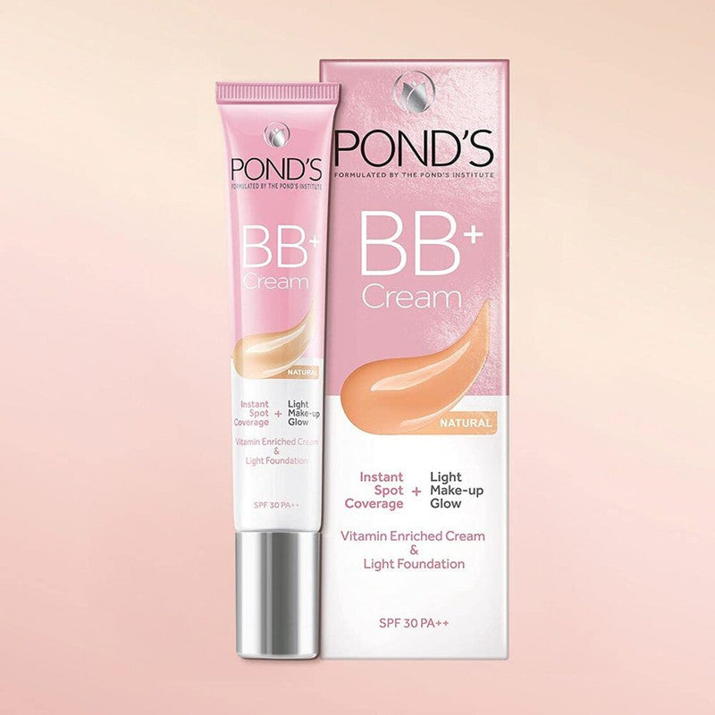 Ponds Bright Beauty BB+ Fairness Cream Spf 30 Natural Tube Of 18 G