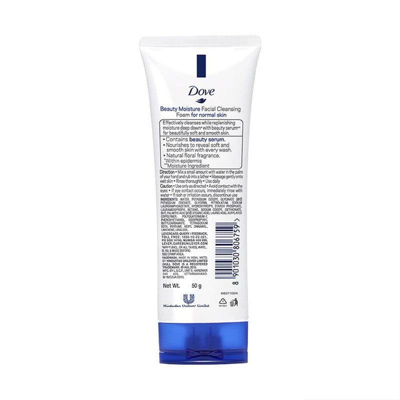 Dove Beauty Moisture Facial Cleansing Foam 50g