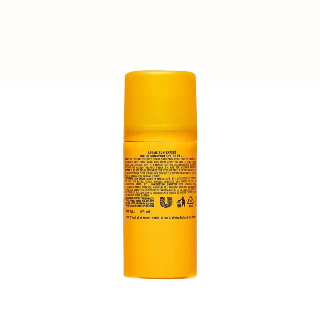 Lakme Sun Expert 50 SPF PA+++ Tinted Sunspray 50ML