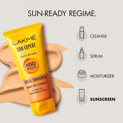 Lakme Sun Expert 50 SPF PA+++ Tinted Sunscreen 100ML