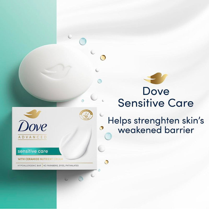 Advanced Sensitive Care Dove Ceramide-Nutrient Cream Bar (125g X 3)