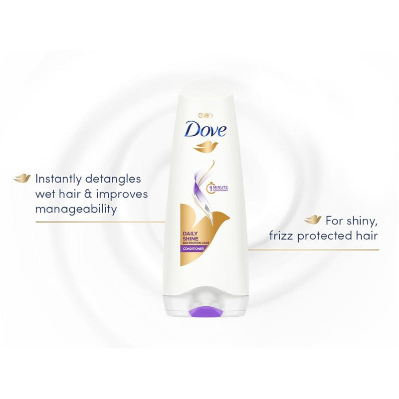 Dove Daily Shine Bio-Protein Care Conditioner 175ml Pack of 3