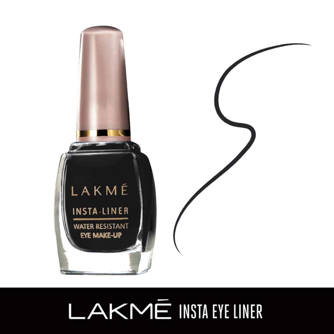 Lakme Insta Liner Water Resistant Eyeliner Black, 9ml