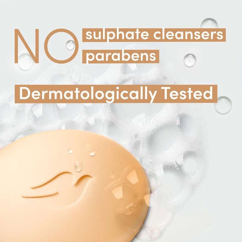 Dove Sandalwood Beauty Bathing Moisturising Cream Bar (125g X 3) Pack of 3