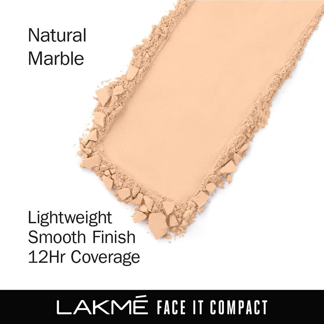 Lakme Face It Compact Natural Marble, 9g