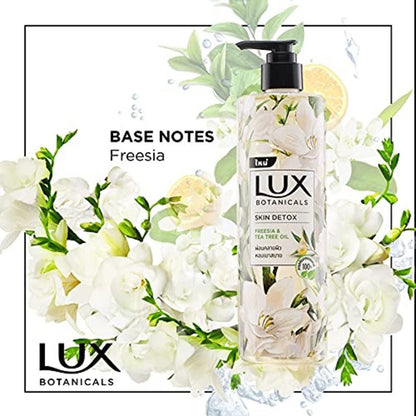 Lux Skin Detox Freesia & Tea Tree Oil Body Wash 450ml