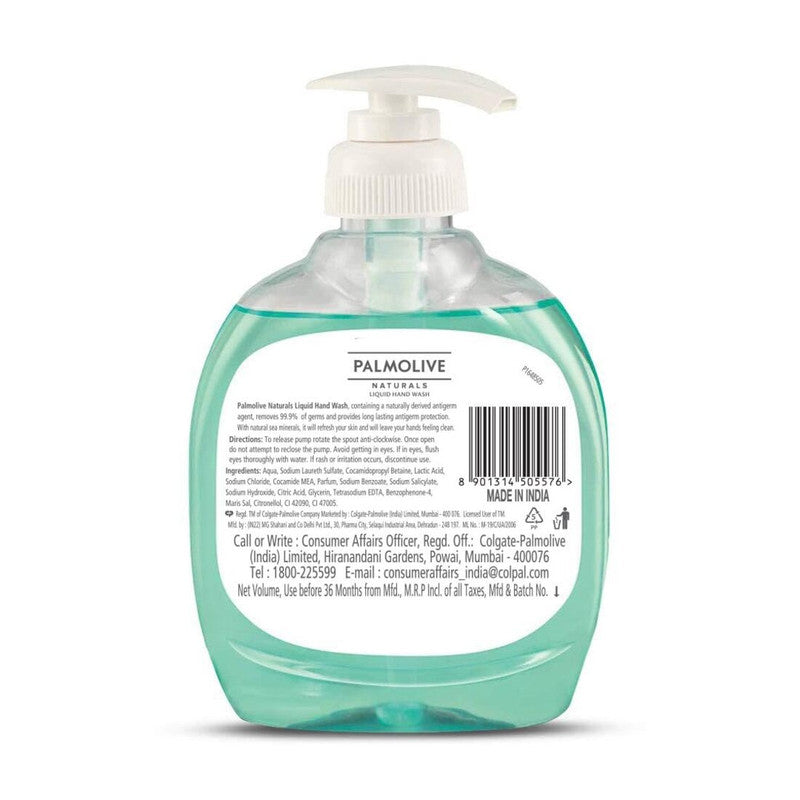 Sea Mineral Palmolive Removes 99.9% Germs Hand Wash 250ml