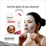 Dr Rashel Dragon Fruit Youth facial Sheet Mask Purifying & Moisturising 20 g