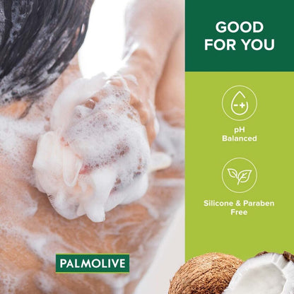 Palmolive Coconut Joy Butter With Real Fruit Seeds Body Wash 250ml Pack of 2