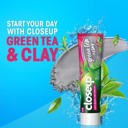 Closeup Green Tea + Clay Toothpaste (150gm)(Pack of 2)