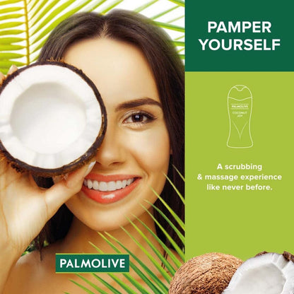 Palmolive Coconut Joy Butter With Real Fruit Seeds Body Wash 250ml Pack of 2