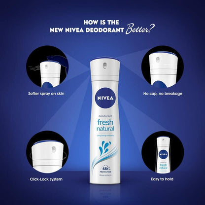 Nivea Fresh Natural 48H Protection Ocean Extracts Deodorant 93g