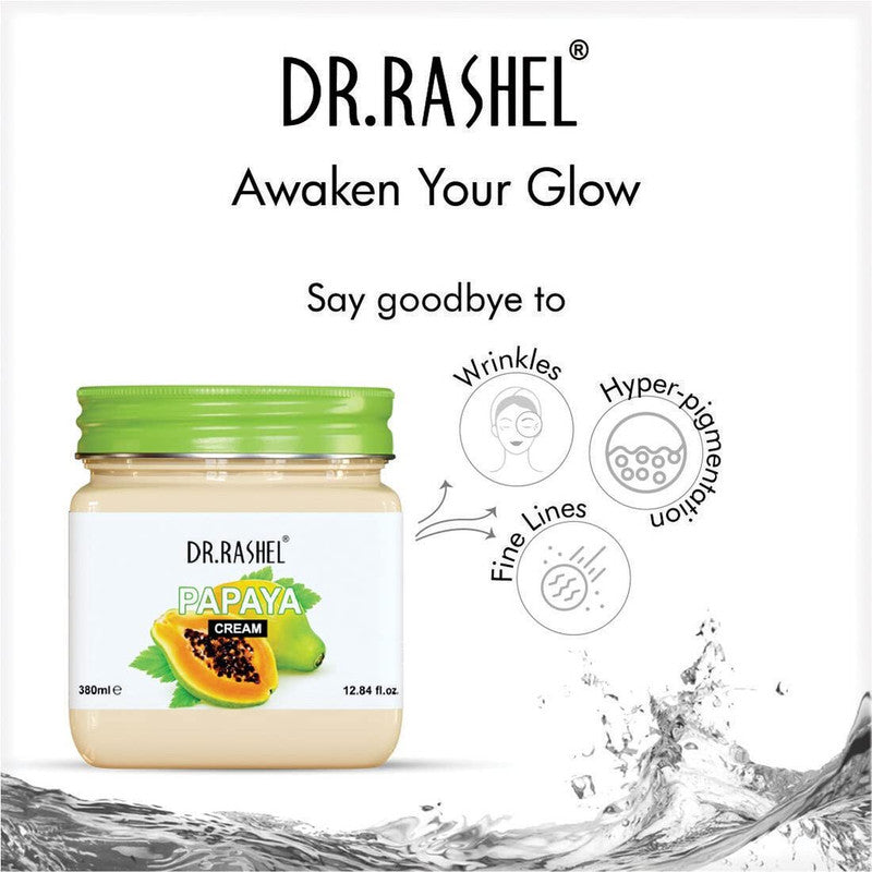 Dr.Rashel Papaya Deep Cleansing Cream 380ml Pack of 4