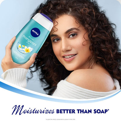 Nivea Naturally Caring & Refreshing Shower Gel Frangipani & Oil 125ml