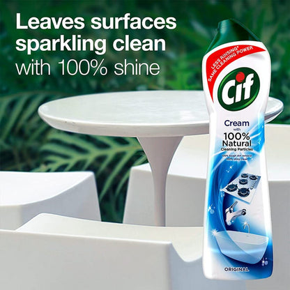 Cif Crème a Recurer With Natural Original Tough Dirt Cleaning 500ml